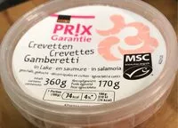 Mängden socker i Crevettes