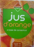 Mängden socker i Jus d'orange