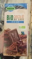 Mängden socker i Chocolat au lait bio
