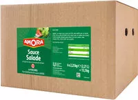 Mängden socker i Amora Sauce Salade 6 Poches pour Oscars 2,25kg