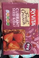 Mängden socker i Fruit crunch currant seed & oat