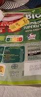 Mängden socker i Jambon supérieur bio