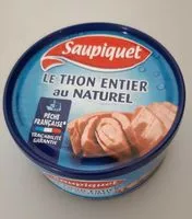 Mängden socker i Le thon entier au naturel