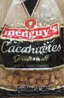 Mängden socker i Cacahuètes grillés et salées