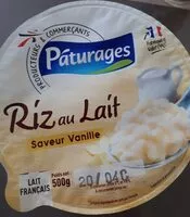 Mängden socker i Riz au lait Saveur Vanille