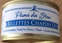 Mängden socker i Rillette chapon oie