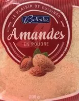 Mängden socker i Amandes en poudre