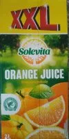 Mängden socker i XXL Solevita Orange Juice