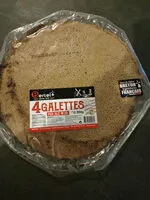 Mängden socker i Galettes pur blé noir