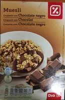 Mängden socker i Muesli crujiente con chocolate negro