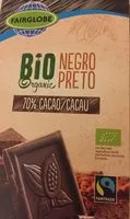 Mängden socker i Chocolat noir bio
