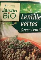 Mängden socker i Lentilles vertes