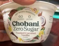 Mängden socker i Chobani zero sugar yogurt