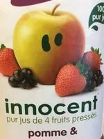 Mängden socker i Jus pommes et fruits rouges