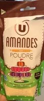 Mängden socker i Amandes en poudre