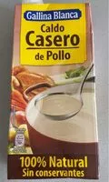 Mängden socker i Caldo casero de pollo