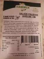 Mängden socker i Salade italienne