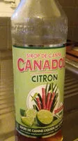 Mängden socker i sirop de Cannes canadou citron