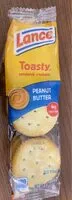 Mängden socker i Toasty sandwich crackers peanut butter