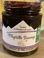 Mängden socker i Confiture Myrtille saivage au miel