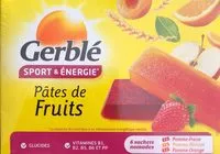 Mängden socker i Pâtes de fruits