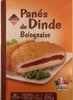 Mängden socker i Panés de dinde bolognaise