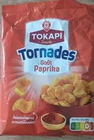 Mängden socker i Tornades goût Paprika
