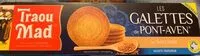 Mängden socker i Galettes de pont aven