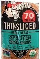 Mängden socker i Thin Sliced Organic Bread, Sprouted Whole Grains