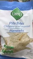 Mängden socker i Taeq Pita Bites Oregano y Sal Marina