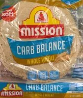 Mängden socker i Carb balance whole wheat tortillas