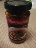 Mängden socker i Pâte de curry rouge