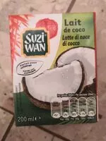 Mängden socker i Lait de coco