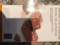 Mängden socker i Barritas con proteínas - chocolate y cacahuete