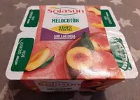 Mängden socker i Postre vegetal con melocotón