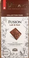 Mängden socker i Fusion lait et noir