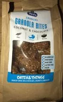 Mängden socker i Crunchy granola bites coconut & chocolate