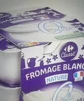 Mängden socker i Fromage blanc nature 0%