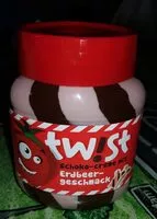 Mängden socker i Twist schoko-creme mit erdbeer-geschmack