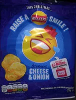 Mängden socker i Walkers Cheese & Onion Crisps