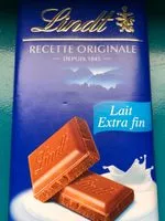 Mängden socker i Chocolat lait extra fin