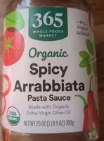 Mängden socker i Organic Arrabbiata Pasta Sauce