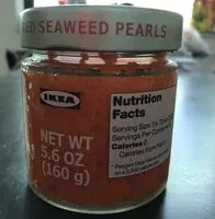 Mängden socker i Red Seaweed Pearls