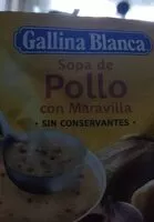 Mängden socker i Sopa de pollo con maravilla