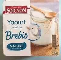 Mängden socker i Yaourt au lait de brebis nature au lait entier