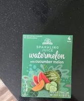 Mängden socker i Sparkling juice, watermelon with cucumber melon