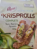 Mängden socker i KRISPROLLS Complets Sans sucres ajoutés