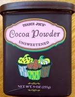 Mängden socker i Unsweetened Cocoa Powder