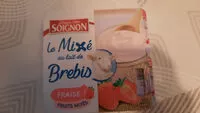 Mängden socker i Le mixé au lait de brebis fraise