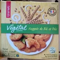Mängden socker i Nuggets de blé et pois